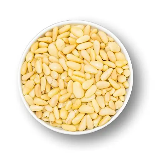 1001 Frucht Pinienkerne 500 g Naturbelassen I Pine Nuts Vegan Ungeschwefelt Aromatisch I Knabbernüsse als Snack oder Salat bzw Müsli Topping I Pinenuts Roh Geschält und Unbehandelt