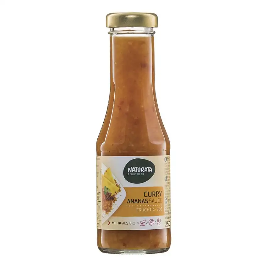 Naturata Bio Curry-Ananas Grill- und Würzsauce (1 x 250 ml)