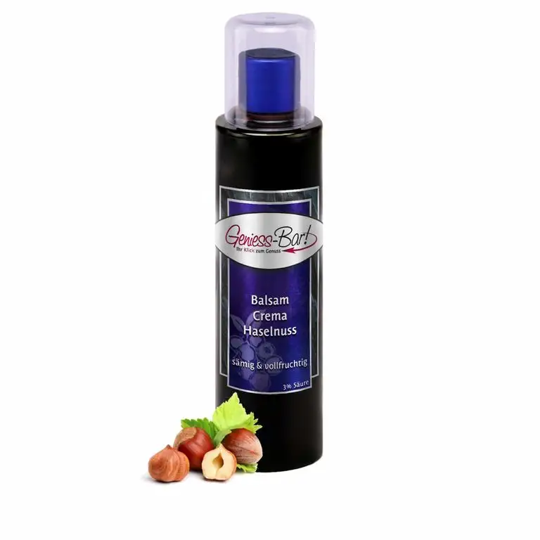 Balsamico Creme Haselnuss 0,26L 3%Säure mit original Crema di Aceto Balsamico di Modena IGP.