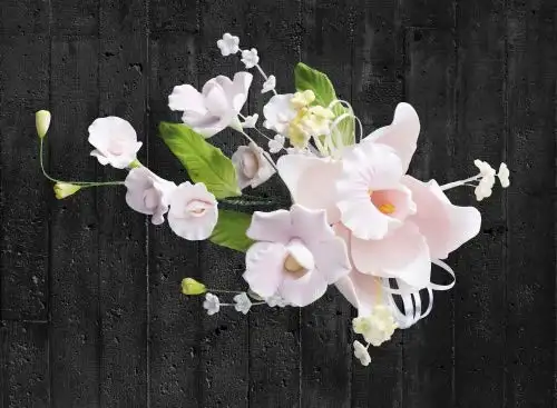 Cake Company Orchideen-Bouquet rosa 1 Stück 1er Pack (1 x 50 g)