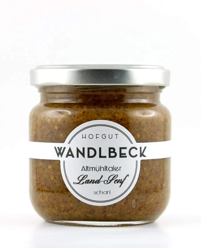 WANDLBECK bayerischer Landsenf Senf (220g Glas)