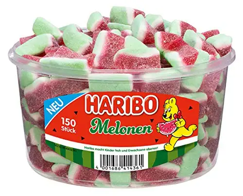 Haribo Melone, 1er Pack (1 x 1.05 kg Dose)