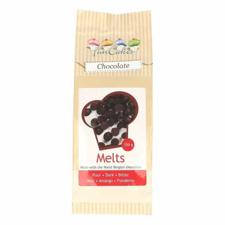 FunCakes FC42005 Chocolate Melts Dunkel 350 g, Papier
