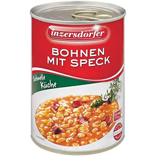 Inzers. Bohnen mit Speck 400g 6 x 400 g