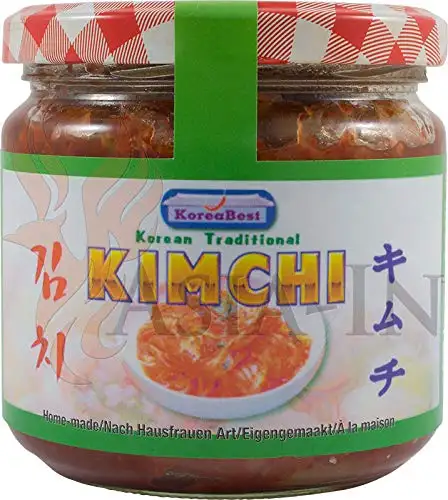 Korea Best Kimchi (fermentiertes Gemüse), nach Hausfrauenart im Glas 300g