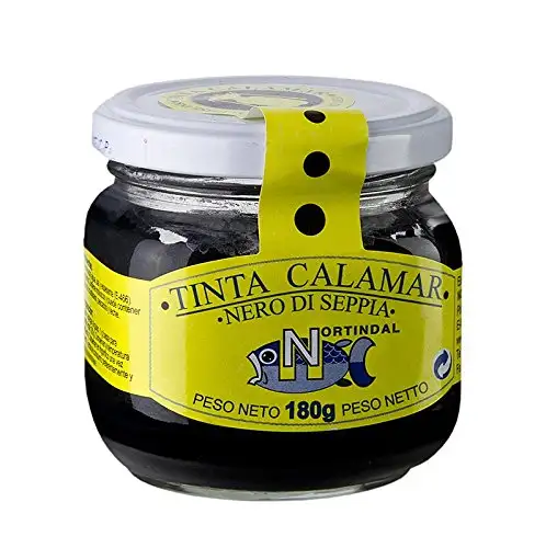Tintenfisch-Farbe, flüssig, 180g GLAS