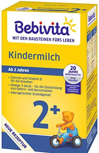 Bebivita Kindermilch 2+, ab dem 2. Jahr, 2er Pack (2 x 500g)