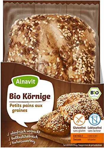 Alnavit Bio Körnige Brötchen 6x125g