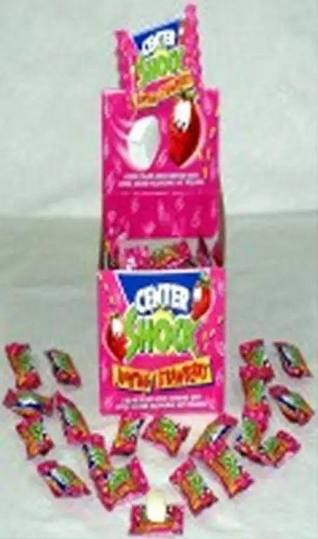 Center Shock Jumping Strawberry - Erdbeer-Kaugummi 100St.