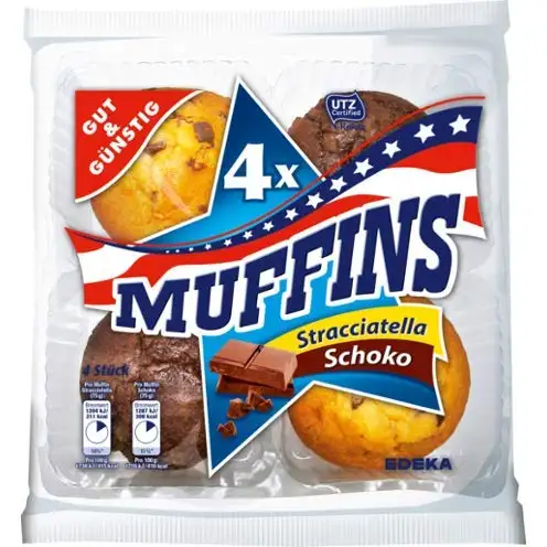 Gut & Günstig Muffins, 3er Pack, (3 x 300g)