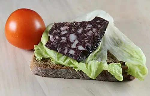 BLUTWURST ca. 200 g DOSE MIT LASCHE - MADE IN GERMANY REGIONAL OHNE MASSENTIERHALTUNG LACTOSEFREI GLUTENFREI