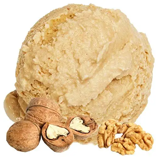 1 Kg Wallnuss Geschmack Eispulver VEGAN - OHNE ZUCKER - LAKTOSEFREI - GLUTENFREI - FETTARM, auch für Diabetiker Milcheis Softeispulver Speiseeispulver Gino Gelati