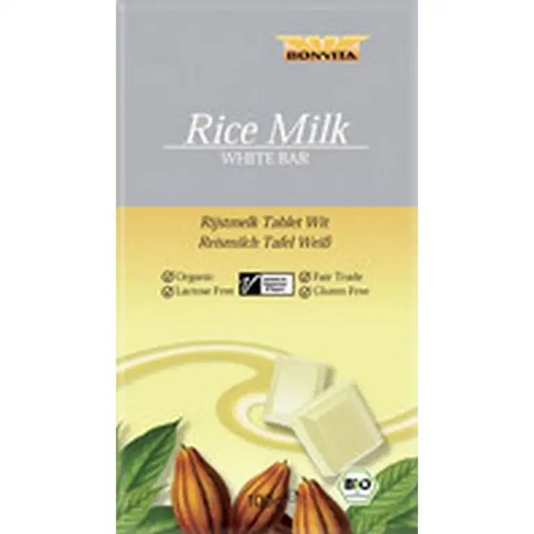 Bonvita BV Weiße Reisdrink-Schokolade (100 g) - Bio