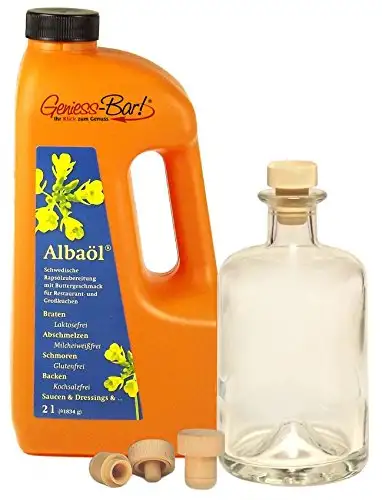 Albaöl 2L original Butter Öl cholesterin- & laktosefrei inkl. Flasche & Ausgießer