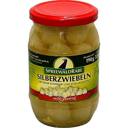 Spreewald RABE - Silberzwiebeln mild gewürzt (370ml)