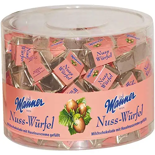 Manner - Nusswürfel - 50er-Dose - 660 g