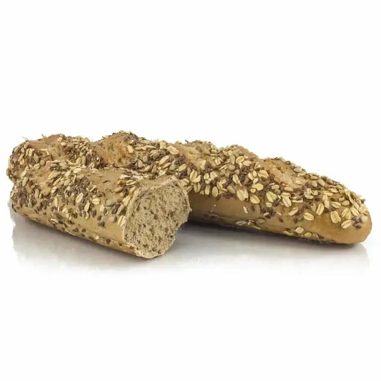 Vestakorn Handwerksbrot, Mehrkornstange 250g - frisches Brot – rustikale Kruste, selbst aufbacken in 10 Minuten