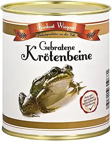 Krötenbeine aus der Dose - Scherzartikel - lustiges Geschenk - Wichtelgeschenk - Nikolausgeschenk - Weihnachtsgeschenk - Geburtstagsgeschenk