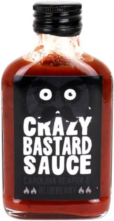 Soße Frische Chili Sauce mit Carolina Reaper und Blueberry 100 ml vegan