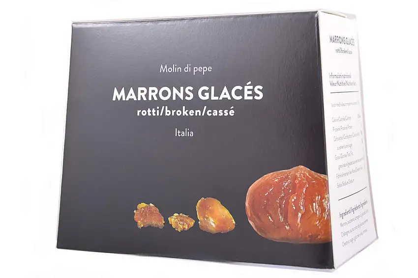 Molin di Pepe - Kandierte und glasierte Kastanien | Italienische Haute Patisserie | handwerkliche Produktion in der Toskana