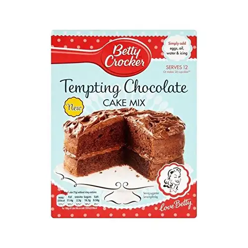 Betty Crocker Verlockend Schokoladenkuchen 425G - Packung mit 4