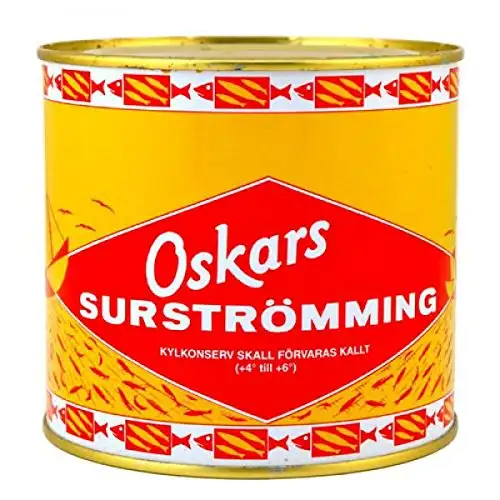 Oskars Surströmming 710g/475g Fisch Dose (fermentierte Heringe)