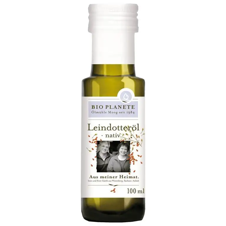 Bio Planete Bio Leindotteröl nativ aus deutscher Herkunft (1 x 100 ml)