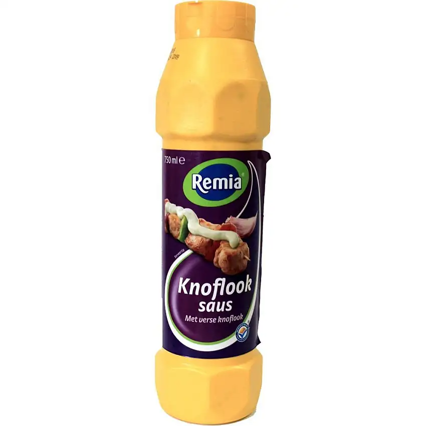 Remia Gewürz-Sauce 'Knoblauch Sauce' 750ml (Knoflook Saus)