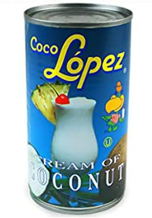 Coco Lopez Creme aus Kokosnuss.