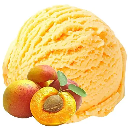 1 Kg Pfirsich Geschmack Eispulver VEGAN - OHNE ZUCKER - LAKTOSEFREI - GLUTENFREI - FETTARM, auch für Diabetiker Milcheis Softeispulver Speiseeispulver Gino Gelati