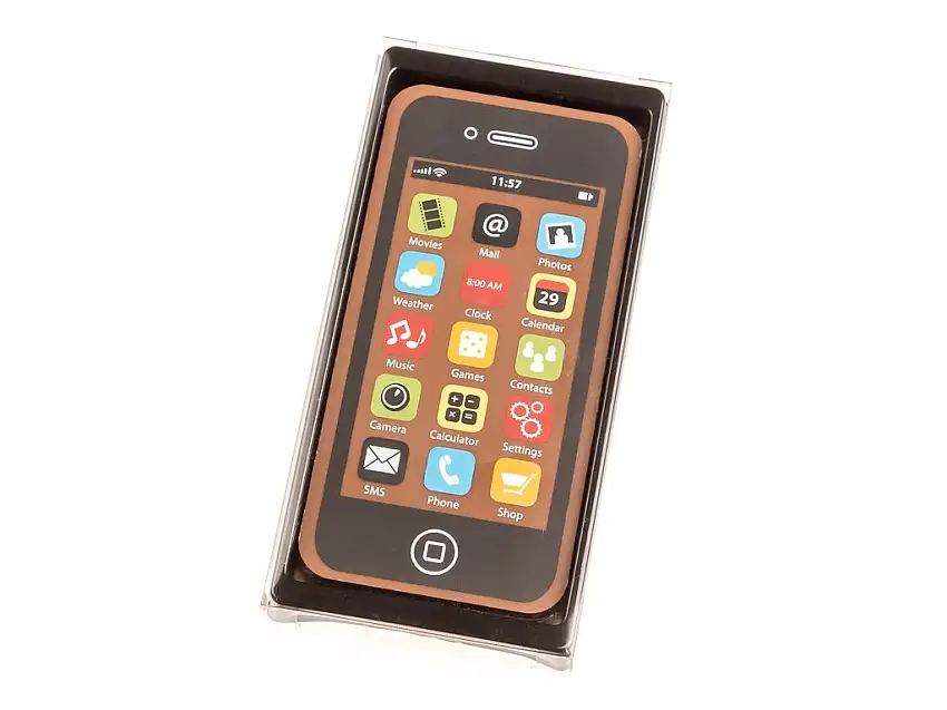 Schokoladen Smartphone Schwarz 40g
