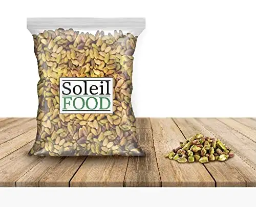 Pistazien ungesalzen geschält ohne Schale Pistazienkerne feinste Qualität GMO frei Soleilfood 1 kg