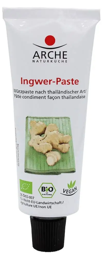 Arche Naturküche Bio Ingwer-Paste, Pâte de gingembre (6 x 50 gr)