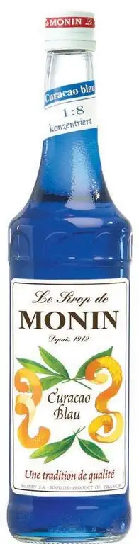 Monin Blue Curacao Sirup, 3er Pack (3 x 700 ml)