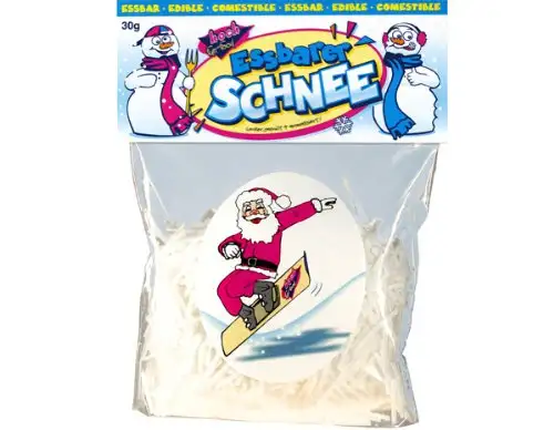 Essbarer Schnee