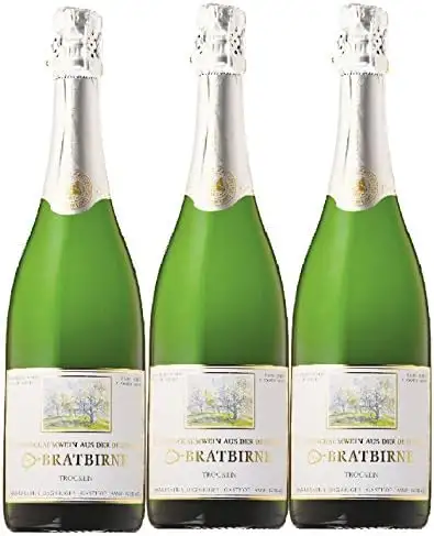 Birnenschaumwein – trocken - Manufaktur Jörg Geiger - weiß - trocken - 8,5%vol. - 3er Paket