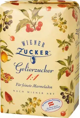 5x Wiener Zucker - Gelierzucker 1:1-1000g
