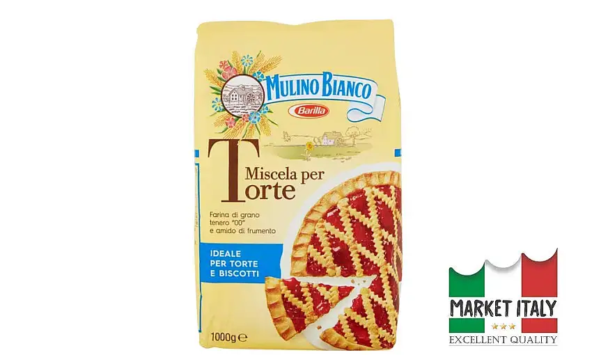 Mulino Bianco Miscela per Torte e biscotti Blend für Kuchen und Kekse Weichweizenmehl 1000 g