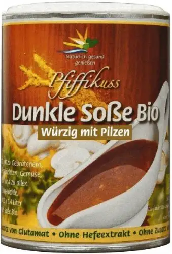 Pfiffikuss Dunkle Soße BIO mit Champignons 125g