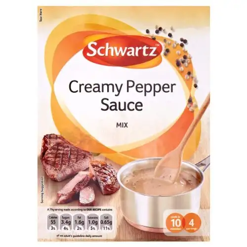 Schwartz Creamy Pepper Sauce mischen 12 x 25g