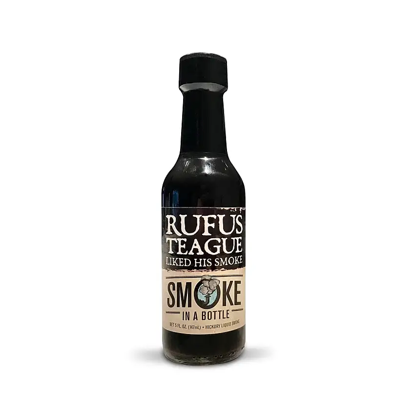 Smoke in a Bottle von Rufus Teague - Hickory Liquid Smoke (147 ml) rauchig-süßer Geschmack - typisches Südstaaten-Aroma aus Kansas City