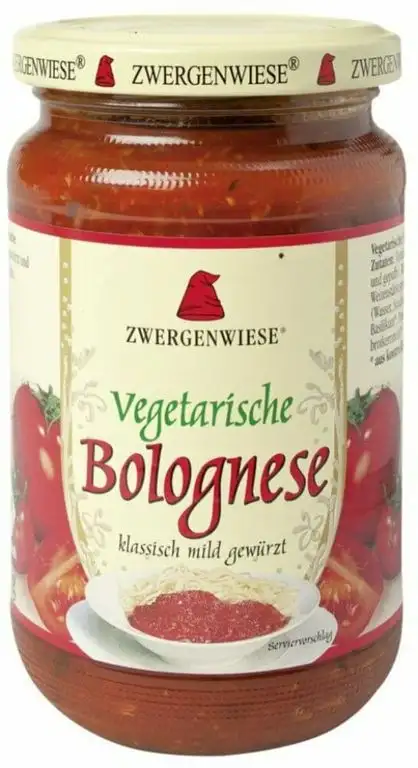 Zwergenwiese Bio Vegetarische Bolognese (6 x 340 ml)