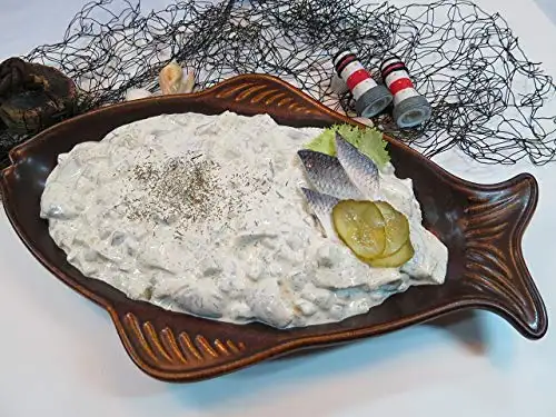 Klaassen Dill-Happen, Bismarckhering geschnitten, Salatmajonnaise, Dill, Zwiebeln, 1000g
