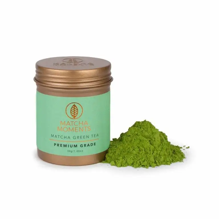 Matcha Pulver Premium Grade | Grüntee aus Japan | Unterstützt das Immunsystem | Fair und Nachhaltig | Pur Trinken | Mixen | Latte Smoothie (30 GR)