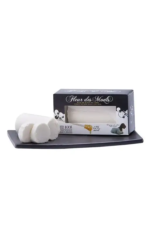 Fleur des Monts - Ziegenkäserolle mit Honig aus Spanien (1 x 100 g)