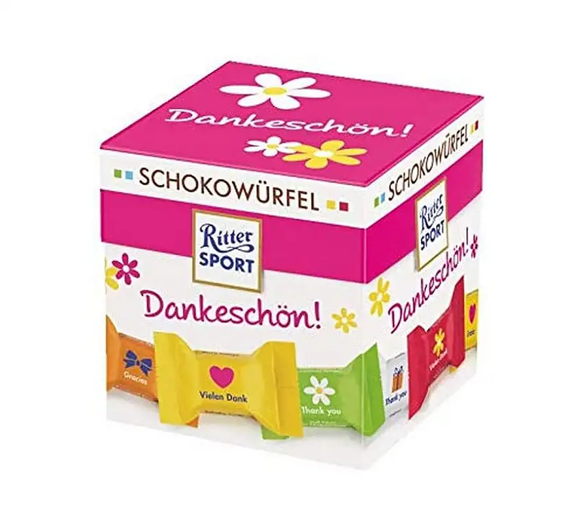 Ritter Sport Schokowürfel Dankeschön!, 176 g.