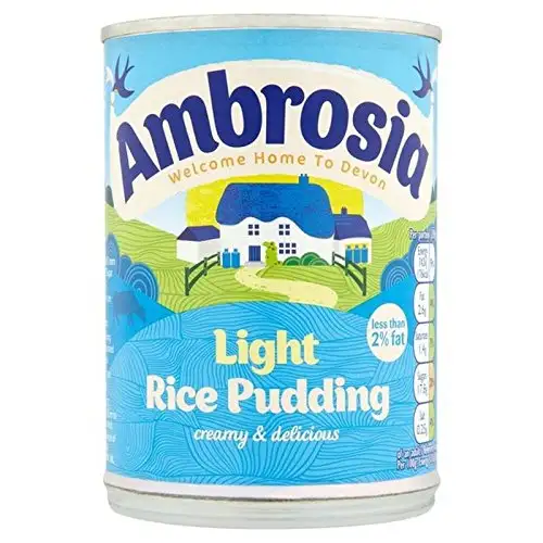 Ambrosia Licht Milchreis 400G (Packung mit 4)