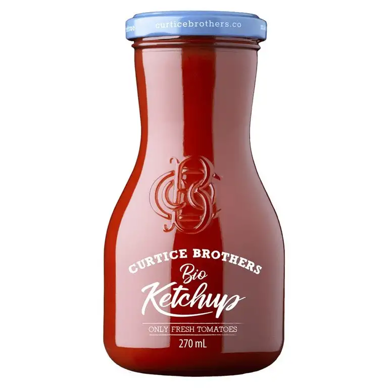 Curtice Brothers Organic Tomato Ketchup - BIO Ketchup aus der Toskana mit 77% Tomaten Anteil - 1 x 300g