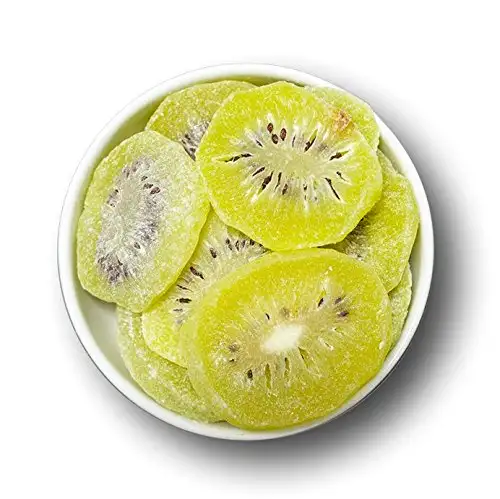 1001 Frucht Kandierte Kiwi Scheiben 250 g leicht geschwefelt I Aromatische Kandierte Früchte ohne Zusatzstoffe I Premium Trockenfrüchte Kiwi als gesunder Früchte Snack Müslifrüchte Knabberei