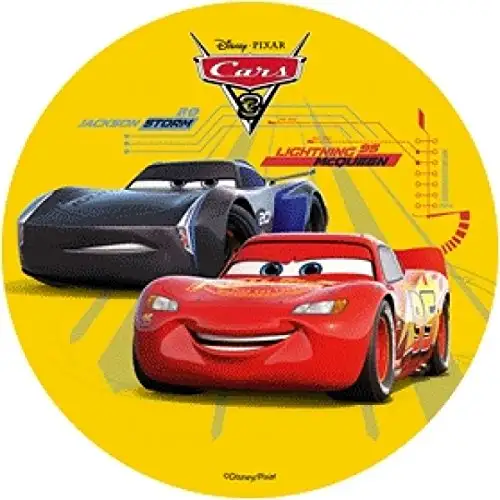 Aufleger Ø 21 cm - Cars Nr.2 - Oblate/Wafer/Esspapier